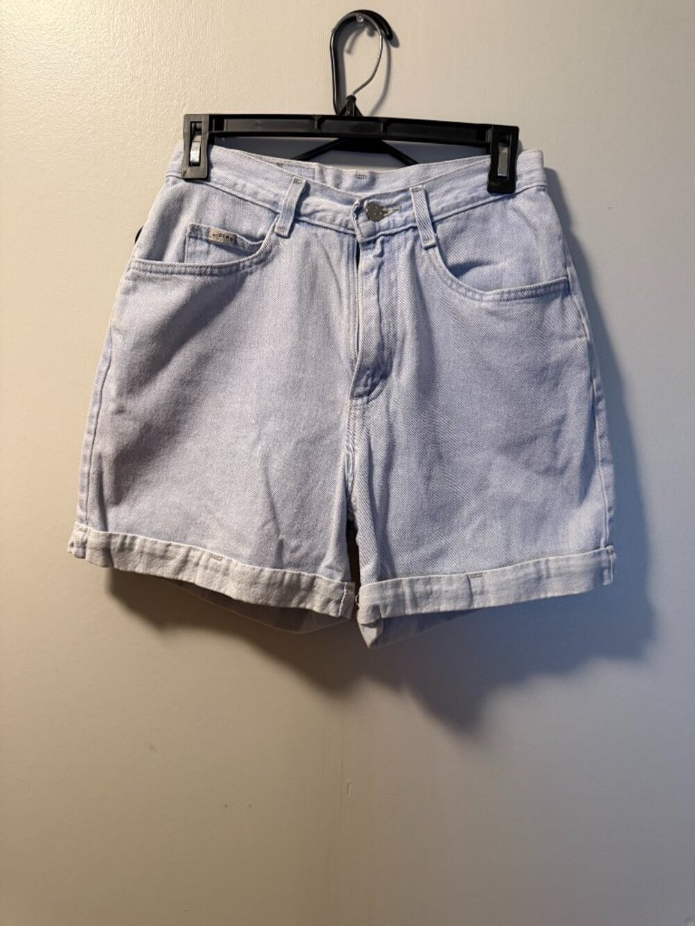 Vintage Riders by Lee Denim Shorts Light Wash High Waist Sz 28 Mom‎ Shorts